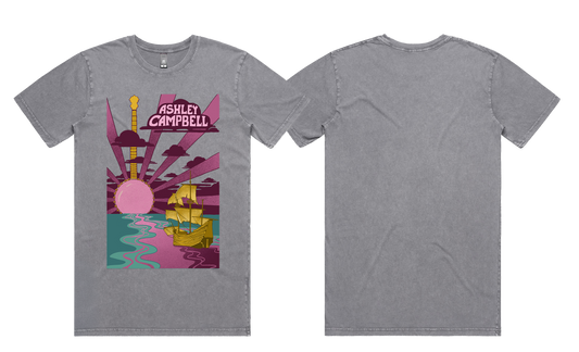 Ashley Campbell  Tee - Ash  Grey